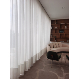 cortina gaze de linho off white preço Campo Belo