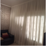 cortina para sala gaze de linho Itaim Bibi